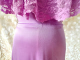**1970s Does Edwardian High Neck Lace Maxi Dress Vintage Dress Authentic Vintage 