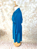 1980s does 1940s Semi-Sheer Shirtwaister Dress Vintage Shirt Waister Dress Authentic Vintage 