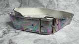 #1990s Oil Slick Clubber Rave Belt Vintage Belt Authentic Vintage Multi Small 