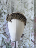 *50s Curved Feather Hatband Vintage Hat Authentic Vintage 