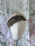 *50s Curved Feather Hatband Vintage Hat Authentic Vintage 