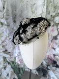 *60s Hydrangea Velvet Ring Hat Vintage Hat Authentic Vintage 