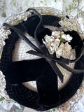 *60s Hydrangea Velvet Ring Hat Vintage Hat Authentic Vintage 