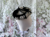 *60s Hydrangea Velvet Ring Hat Vintage Hat Authentic Vintage 
