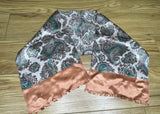 60s Paisley Silk evening scarf gents SF076 Vintage Scarf Authentic Vintage 