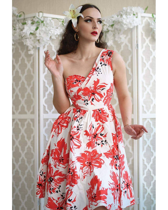 The fabulous Aida Swing Dress in Audrey by Stop Staring at Voluptuous Vintage