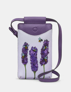 **Bees Love Lavender Phone Case Handbag Yoshi Plum 