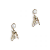 Bejewelled Moth Drop Earrings Earrings Bill Skinner 