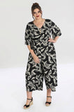 The fabulous Chiara Jumpsuit in  by Hell Bunny at Voluptuous Vintage