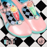 *Chocolaticas Diner Mary Jane Flat Shoes Shoes Hot Chocolate Design 