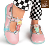 *Chocolaticas Diner Mary Jane Flat Shoes Shoes Hot Chocolate Design 