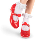 **Chocolaticas Lolita Mid Heel Mary Jane Pumps Shoes Hot Chocolate Design 