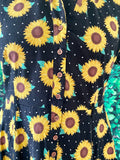 **Collectif 50s Style Caterina Sunflower Shirtwaister Dress RR Dress Retro Revibe 