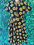 **Collectif 50s Style Caterina Sunflower Shirtwaister Dress RR Dress Retro Revibe 