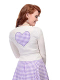 Collectif Gingham Co-Ord Skirt & Cardi 50s Style Set RR Set Retro Revibe 