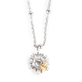 * Daisy And Bumble Bee Pendant Necklace Bill Skinner 