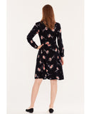 The fabulous Elspeth Pom Pom Shirt Dress in  by Emily & Fin at Voluptuous Vintage