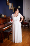 **Eshakti Grecian Goddess Gown RR Dress Retro Revibe White 2XL 