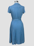 *Evita Vintage Bluebell Dress Dress Retrospec'd Blue Audrey 