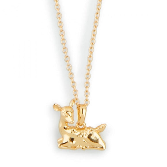 *Fawn Pendant Necklace Bill Skinner Gold One Size 