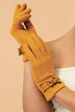 **Fenella Gloves Gloves Powder Mustard 