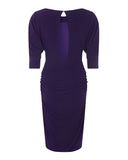 The fabulous Marilyn Keyhole Wiggle Dress in  by Zoe Vine at Voluptuous Vintage
