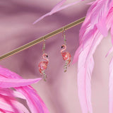 #Flamingo Drop Earrings Earrings Bill Skinner 