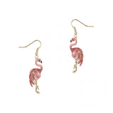 #Flamingo Drop Earrings Earrings Bill Skinner Pink 