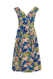**Florence Lotus Flower Dress Dress Emily & Fin Blue Audrey 