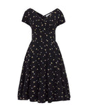 The fabulous Gabriella Manhattan Dress in Audrey by Emily & Fin at Voluptuous Vintage