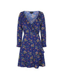 The fabulous Goldie Vintage Floral Dress in Zelda by Bright & Beautiful at Voluptuous Vintage