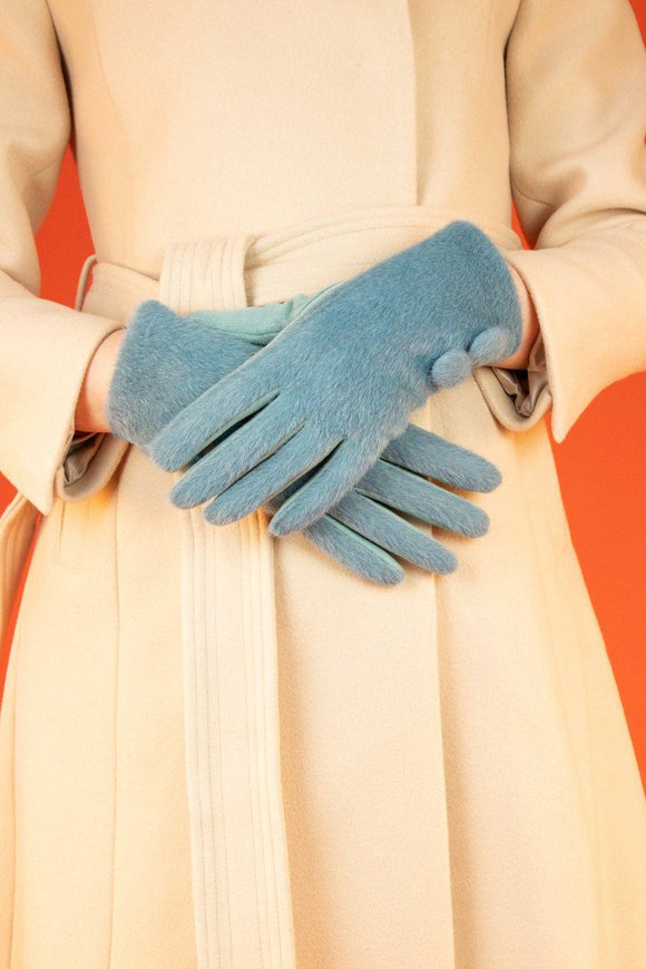 **Gorgeous Grace Gloves Gloves Powder Denim 