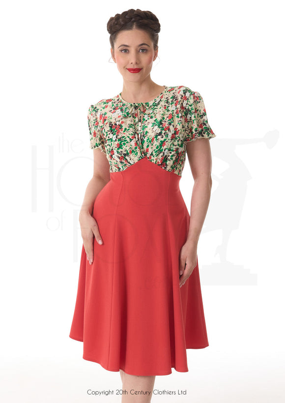 *Grable Dress Dress House Of Foxy Coral Audrey 