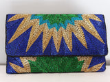 /Hand Beaded Luxury Art Deco Star Clutch Bag Bag Rikki 