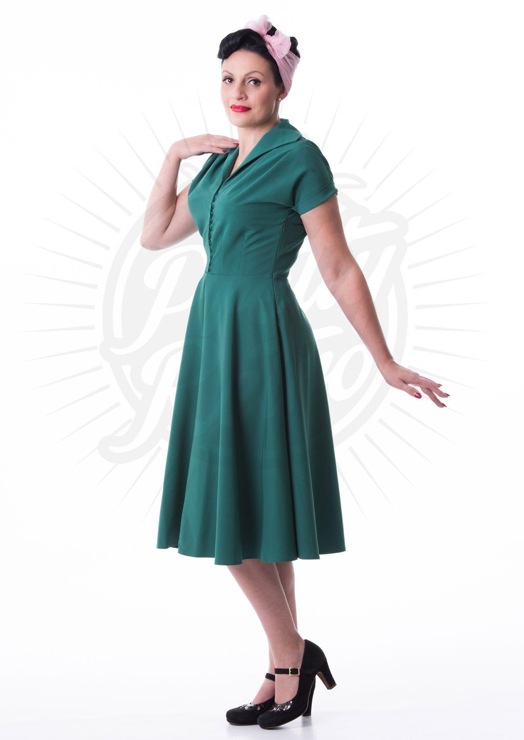 pretty retro hostess dress Hattie Hostess Dress – Voluptuous Vintage