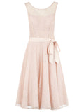 Kaliko Shimmering Lace 50s Style Party Dress RR Dress Retro Revibe 