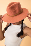 **Katie Brimmed Hat Hat Powder Coral 