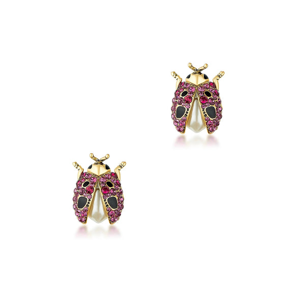 *Ladybird Stud Earrings Earrings Bill Skinner One Size Gold 