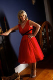 Las Vegas Viva Sheer Negligee Vintage Nightwear Authentic Vintage Clara Red 
