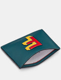 **Letter Press Monogram Leather Card Holder Card Holder Yoshi 