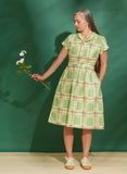 **Louise Green Checks Organic Dress Dress Palava 