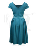 The fabulous Lucy 60s Dress in  by House Of Foxy at Voluptuous Vintage