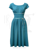 The fabulous Lucy 60s Dress in Audrey by House Of Foxy at Voluptuous Vintage