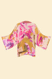 **Luxe Orchid Kimono Jacket Powder 