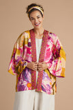 **Luxe Orchid Kimono Jacket Powder 