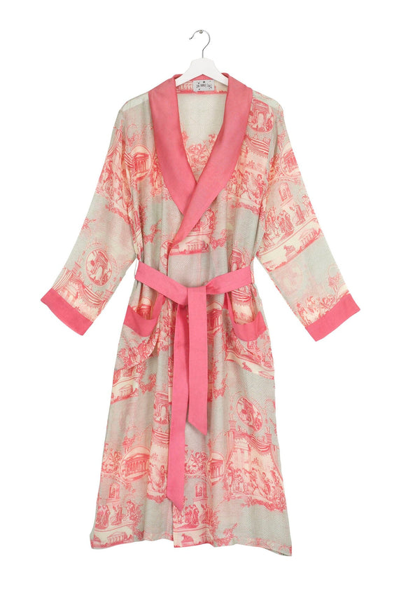 **Luxury Ancient Columns Gown Robe One Hundred Stars Pink 