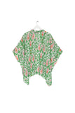 **Luxury Ikat Green Tunic Top Top One Hundred Stars 