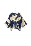 Luxury Stork Mini Kimono Jacket Jacket One Hundred Stars Navy 