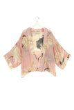 Luxury Stork Mini Kimono Jacket Jacket One Hundred Stars Plaster Pink 