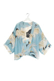 Luxury Stork Mini Kimono Jacket Jacket One Hundred Stars Sky Blue 